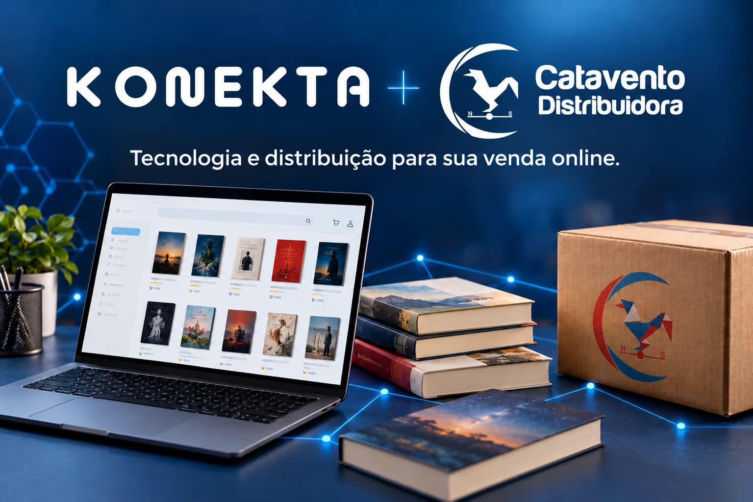 Konekta e Catavento: tecnologia e distribuição para a venda de livros online